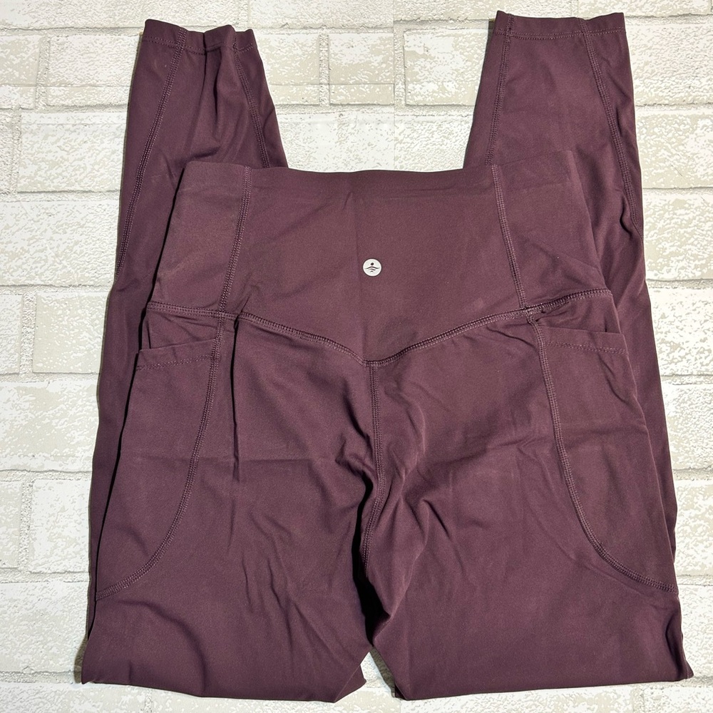 HALARA Woman’s Leggings Maroon - Picture 2 of 5